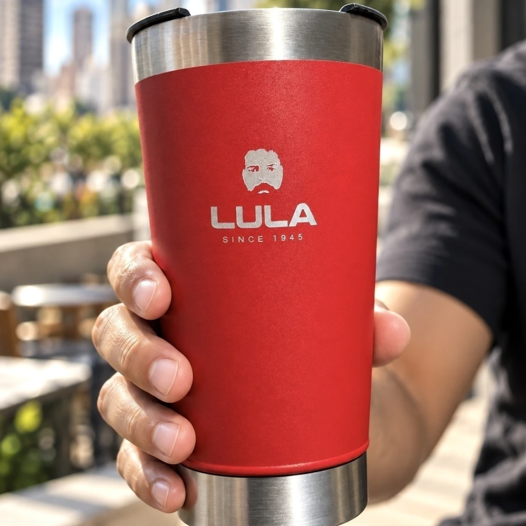 Copo Térmico Lula vermelho (470ml)