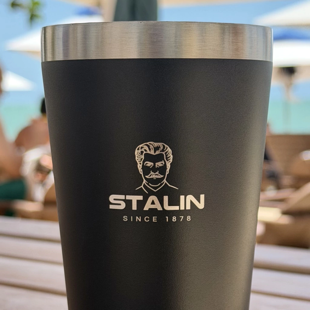 Copo Stalin preto - Térmico (470ml)