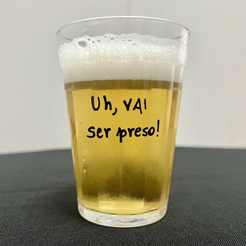 Copo Lagoinha "Uh, vai ser preso!"