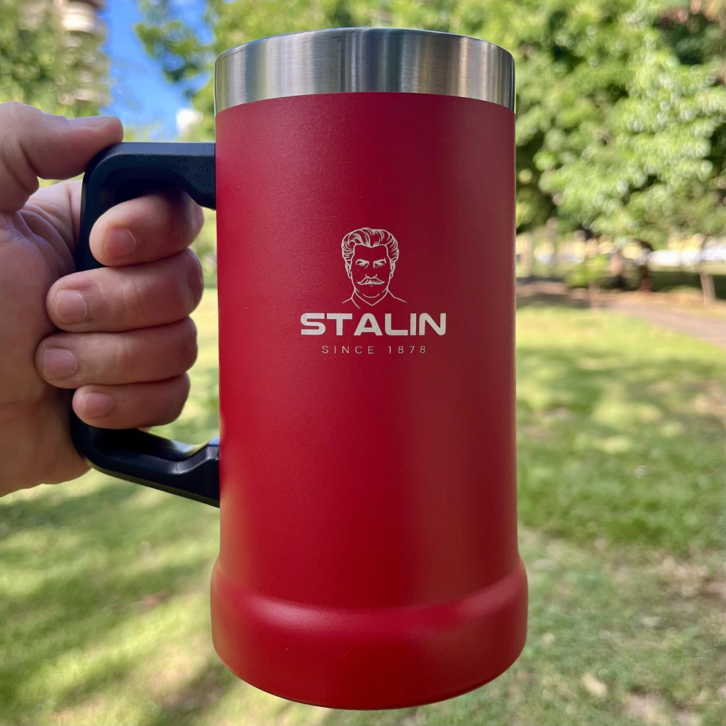 Caneca térmica STALIN - vermelha (700ml)