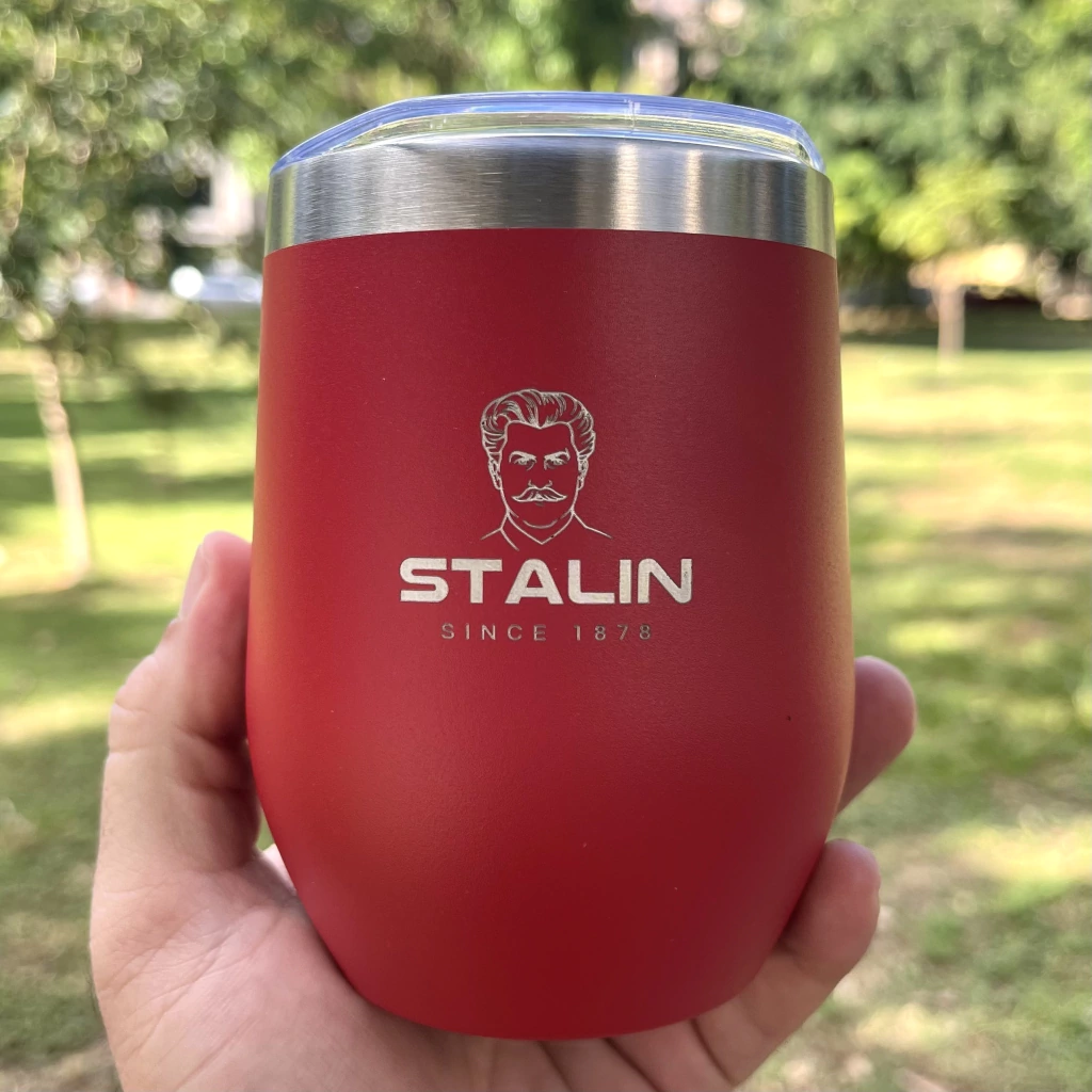 Copo Térmico Cuia Stalin - vermelho (360ml)