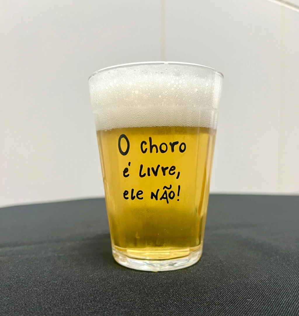 kit 6 copos Lagoinha "O Choro é livre"