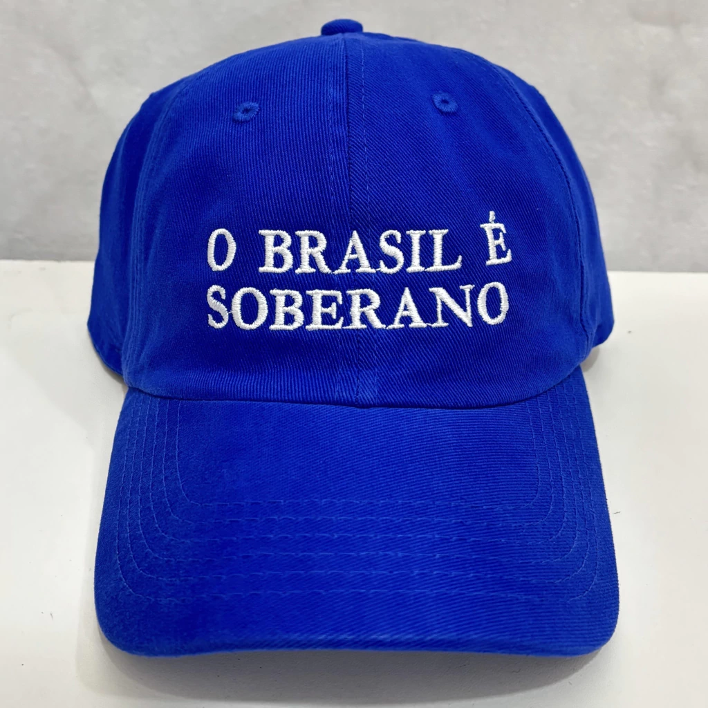 Boné "O Brasil é soberano" (azul)