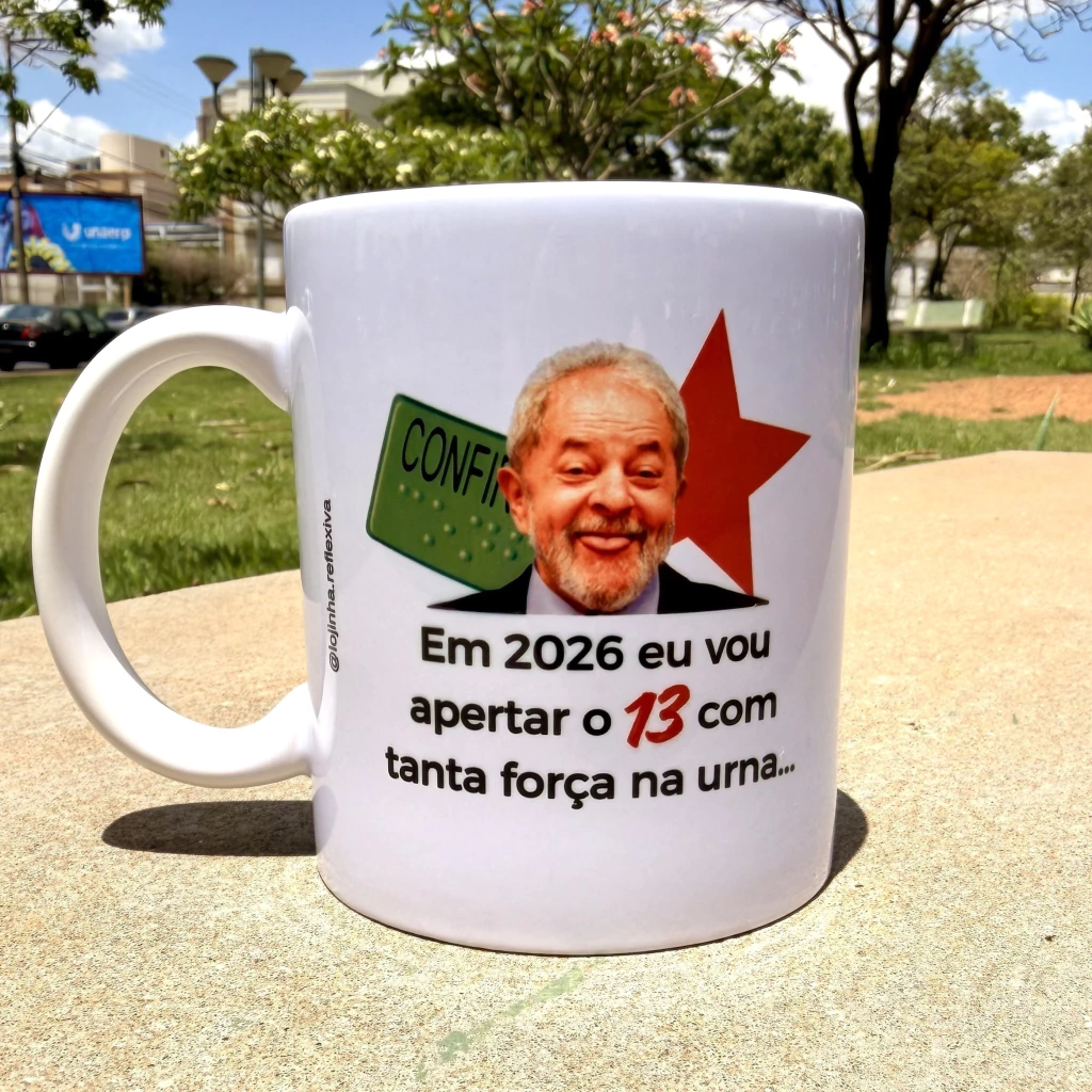 Caneca "Dedada no Jair" (330ml)