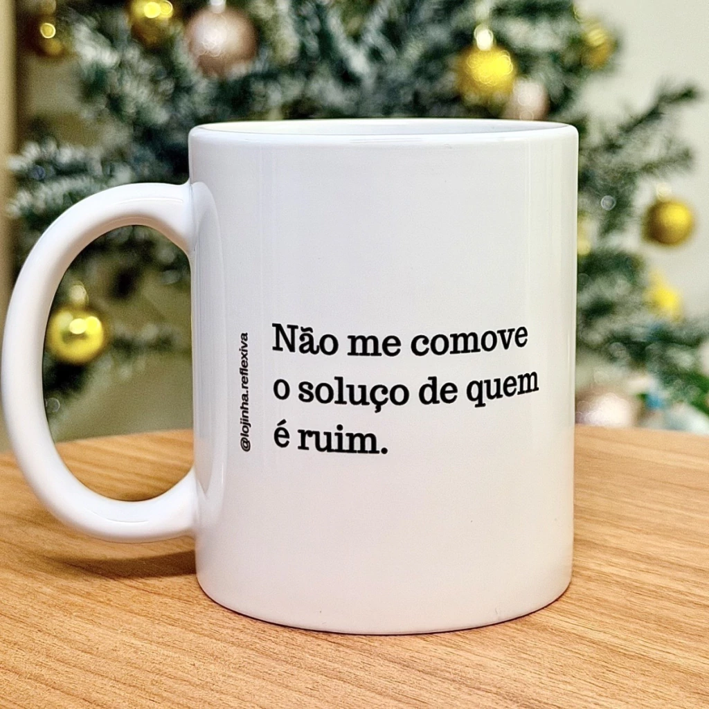 Caneca "Não me comove" (330ml)