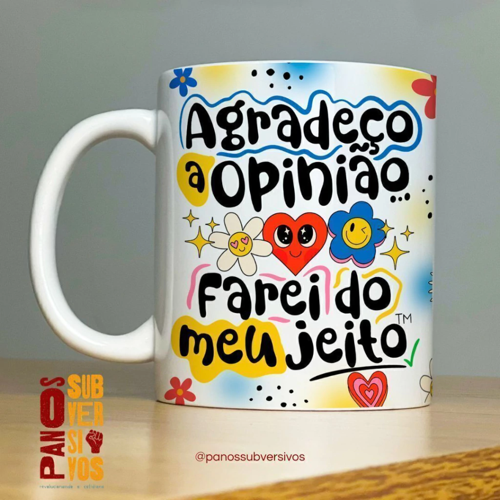 Caneca - AGRADEÇO A OPINIÃO