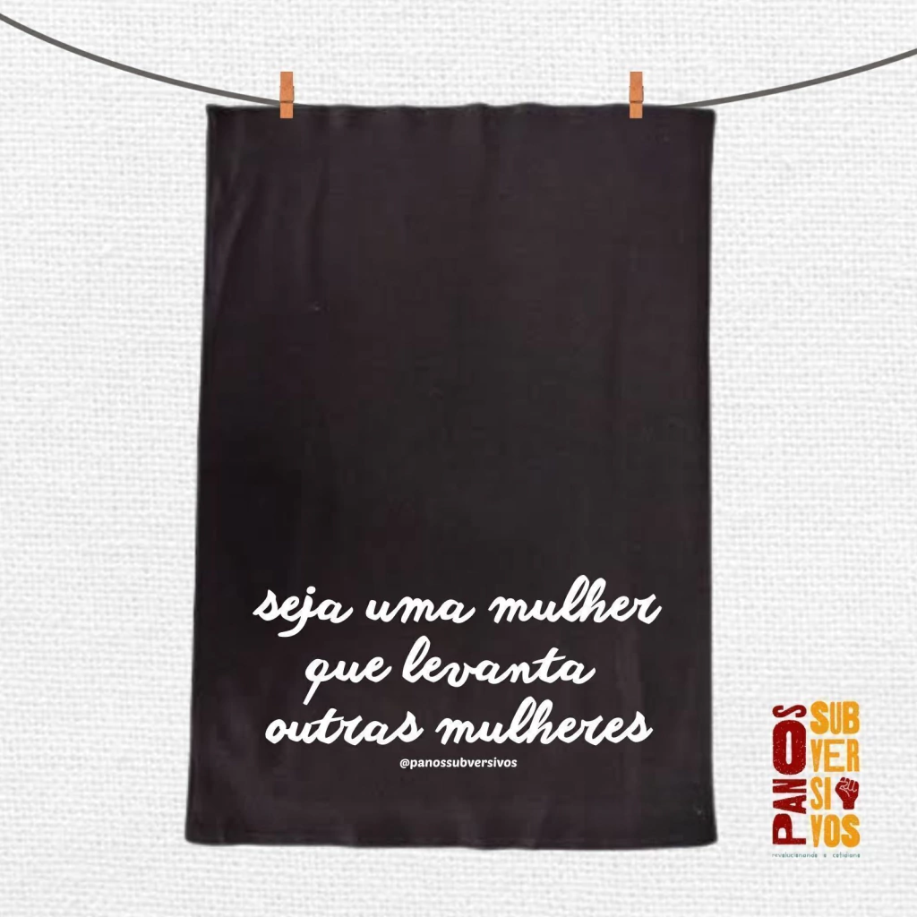 Pano COLORS - MULHER QUE LEVANTA OUTRAS
