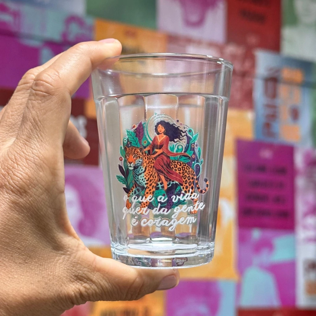 Copo Lagoinha (190ml) - O QUE A VIDA QUER É CORAGEM