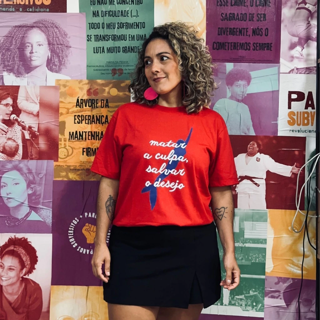 CAMISETA - MATAR A CULPA, SALVAR O DESEJO
