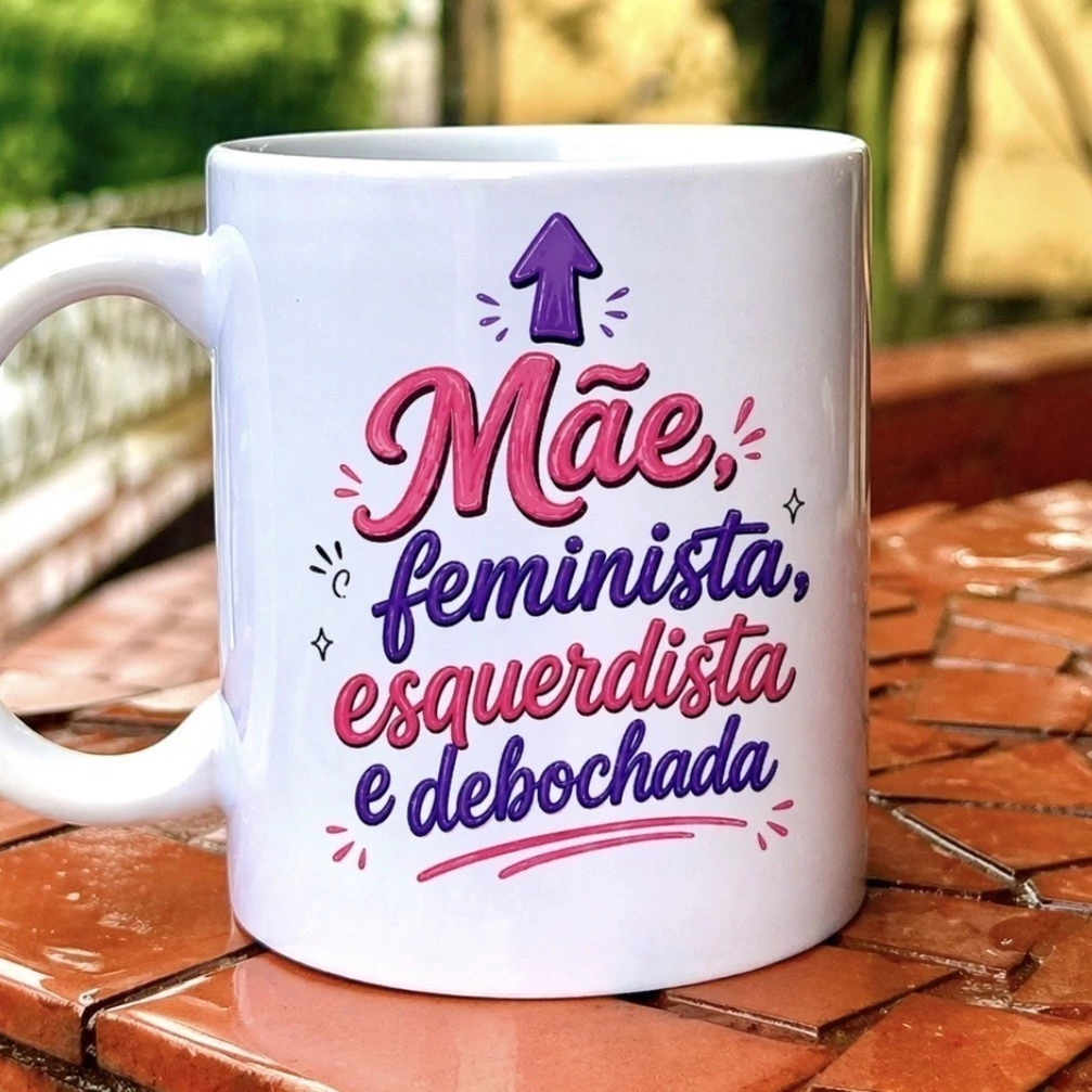 Caneca "Mãe esquerdista" (330ml)