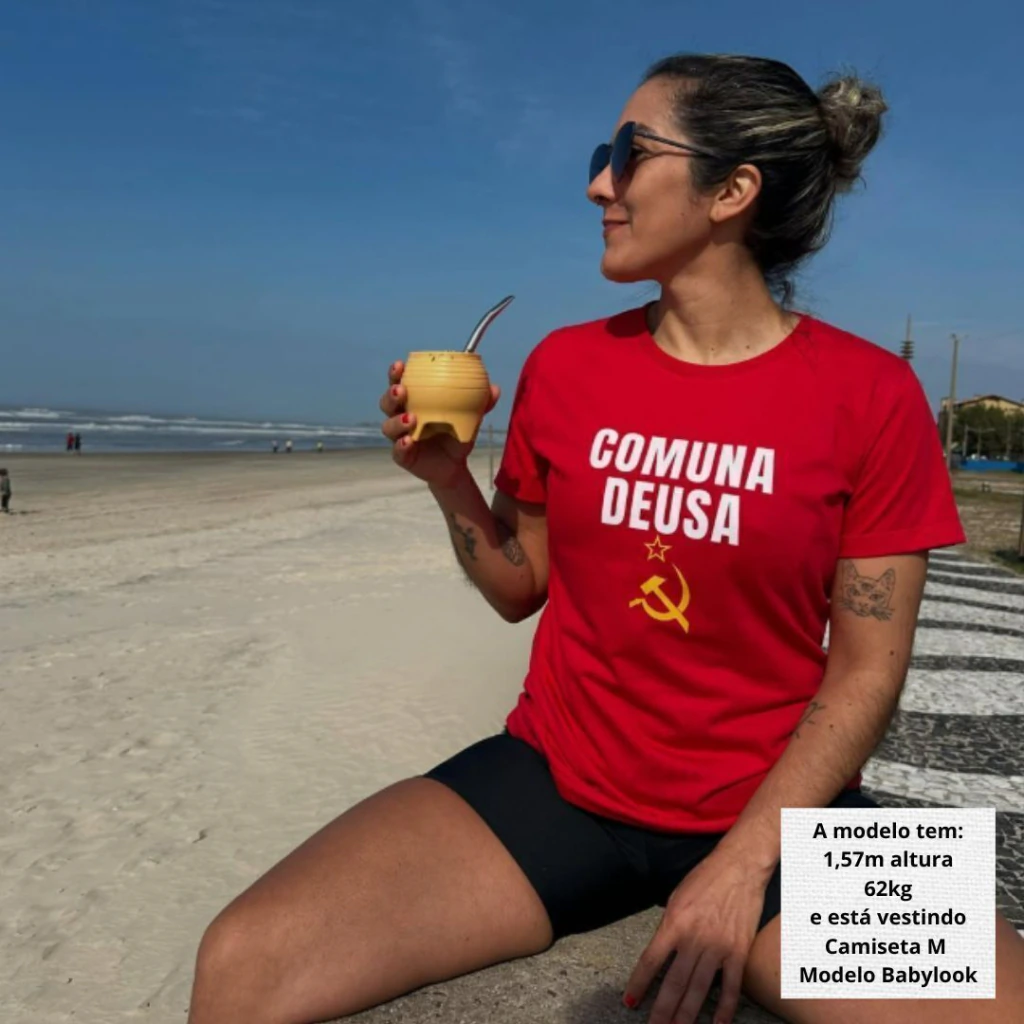 CAMISETA BABY LOOK - COMUNA DEUSA