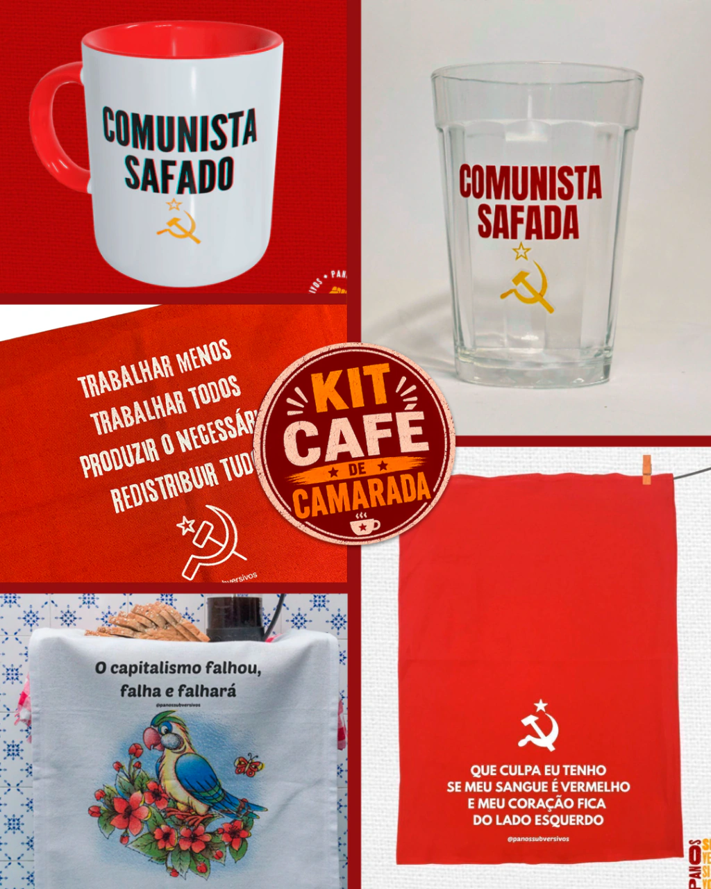 Kit 10 - Café de Camarada