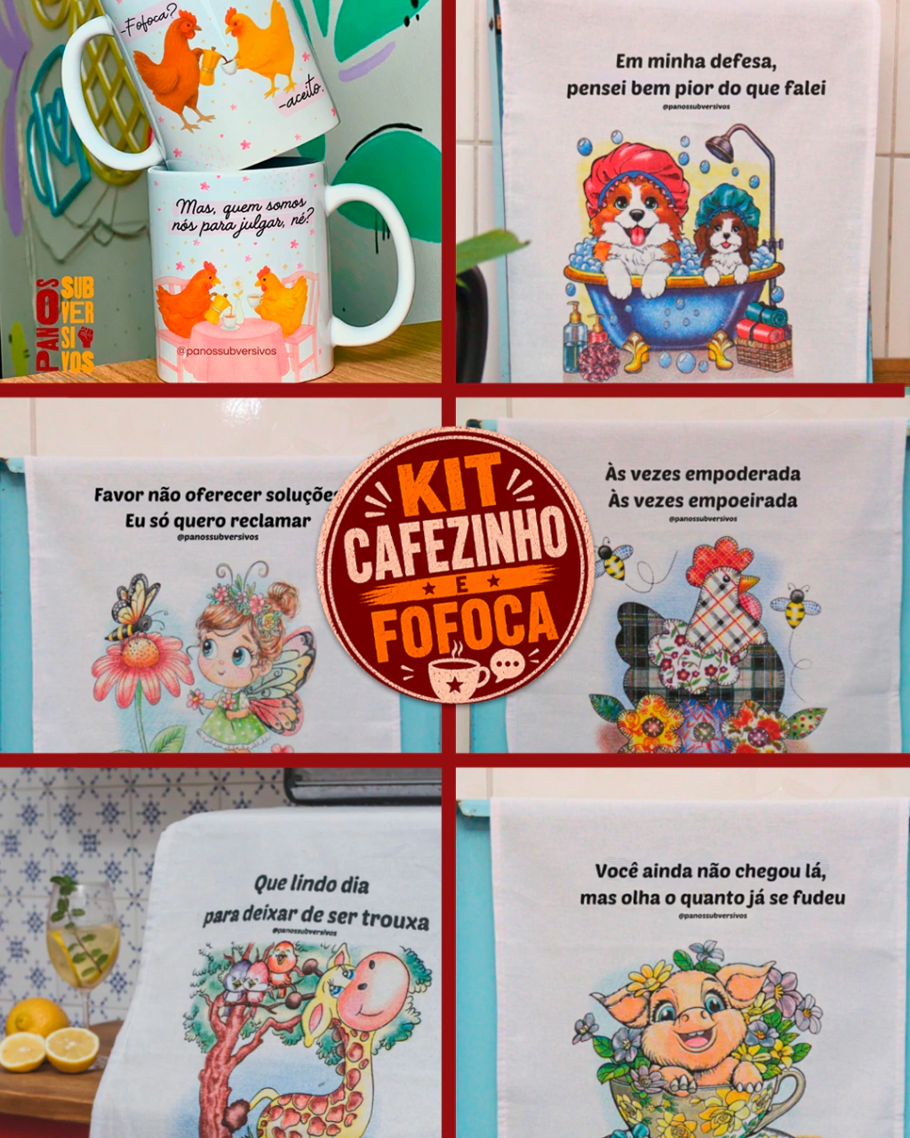 Kit 11 - Cafezinho e Fofoca