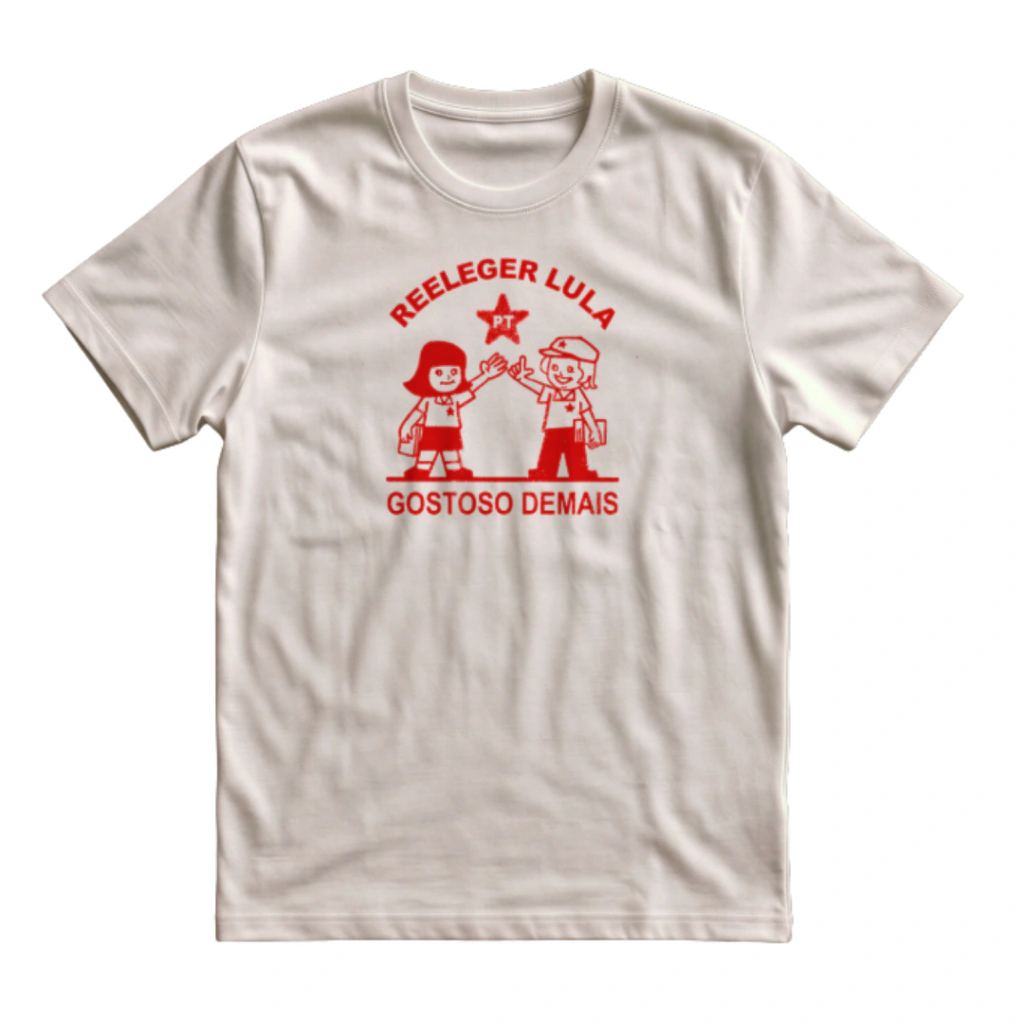 CAMISETA - REELEGER LULA