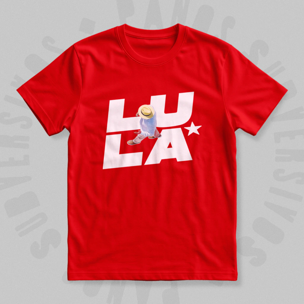 CAMISETA - LULA 2026 - VERMELHA