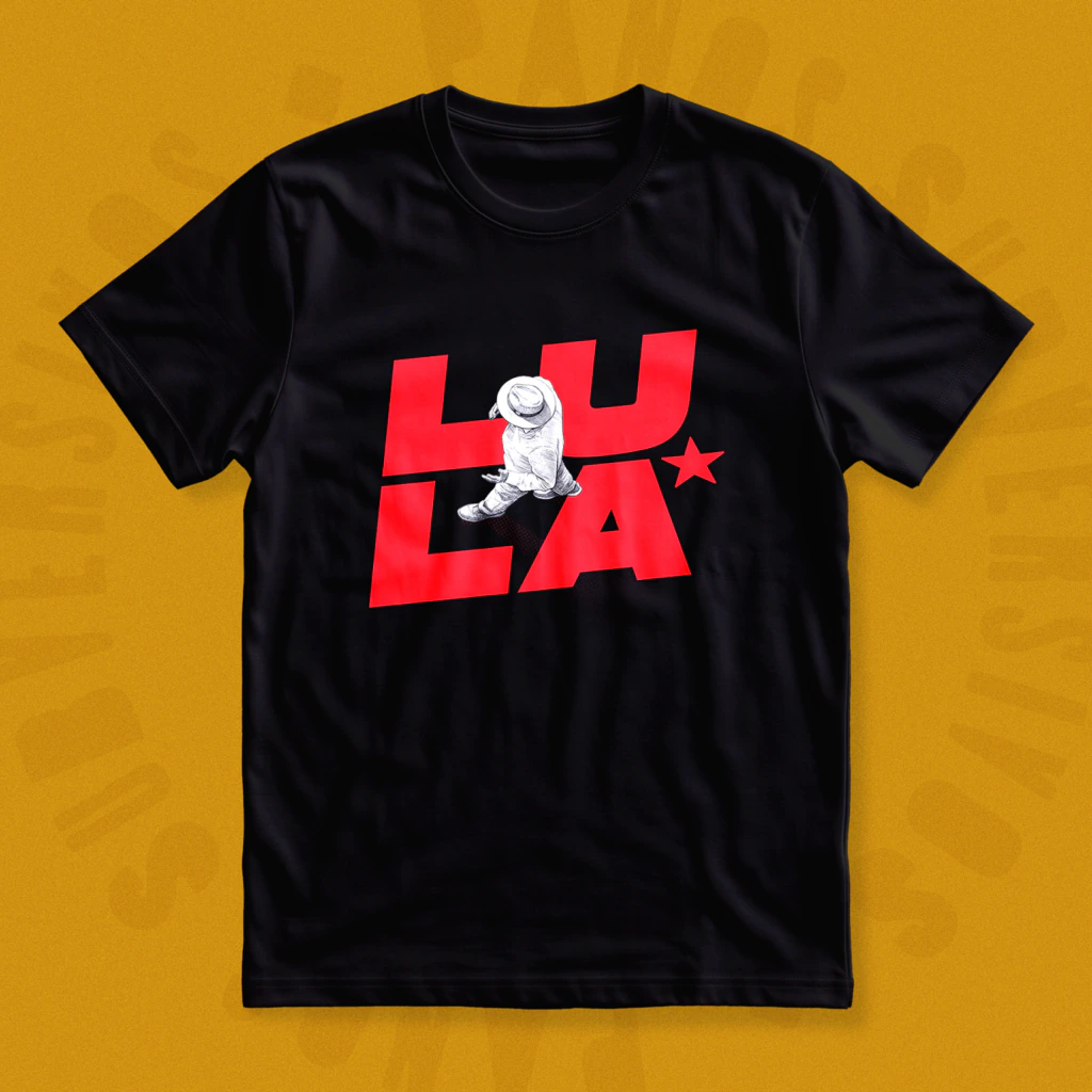 CAMISETA - LULA 2026 - PRETA