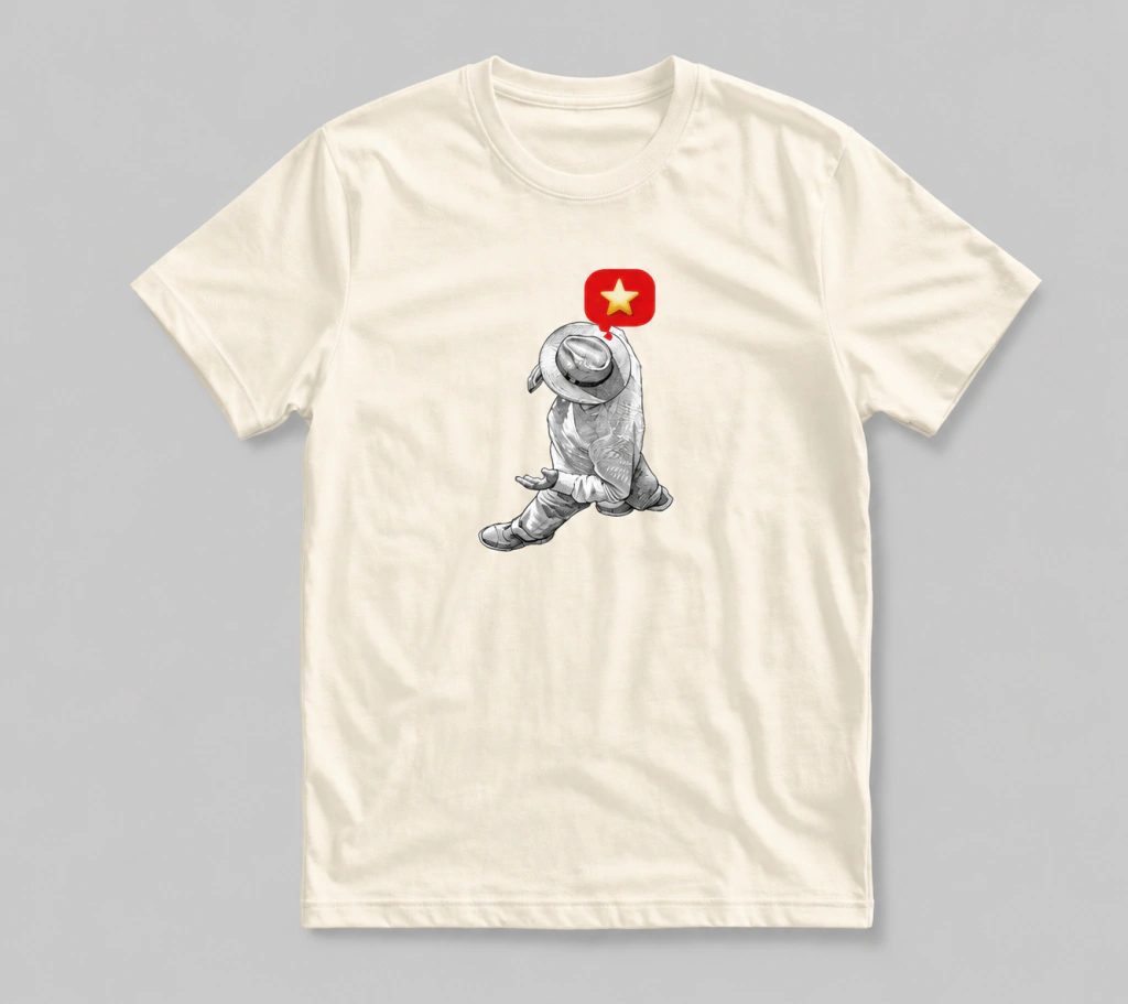 CAMISETA - LULA ESTRELA - OFFWHITE