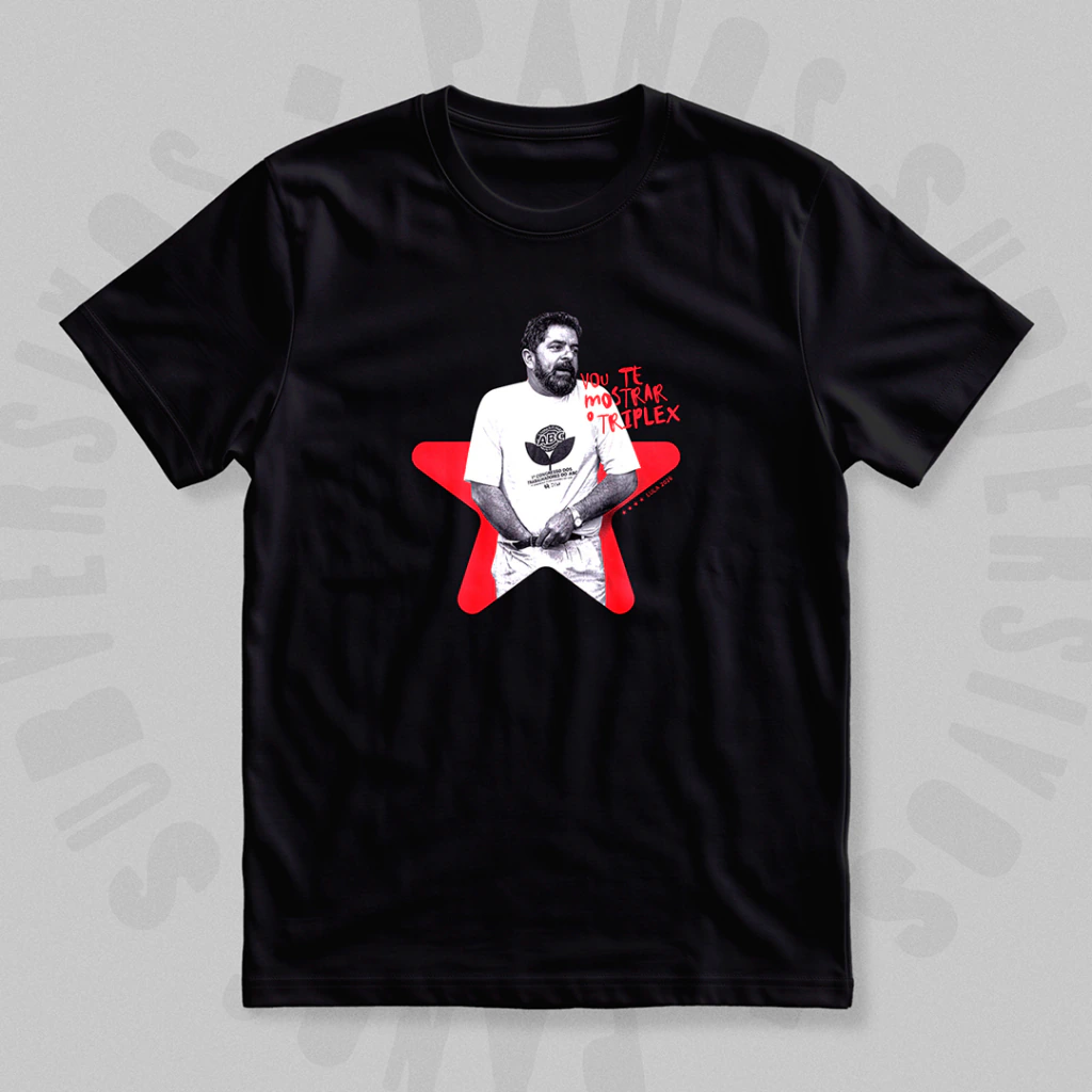 CAMISETA - TRIPLEX - PRETA
