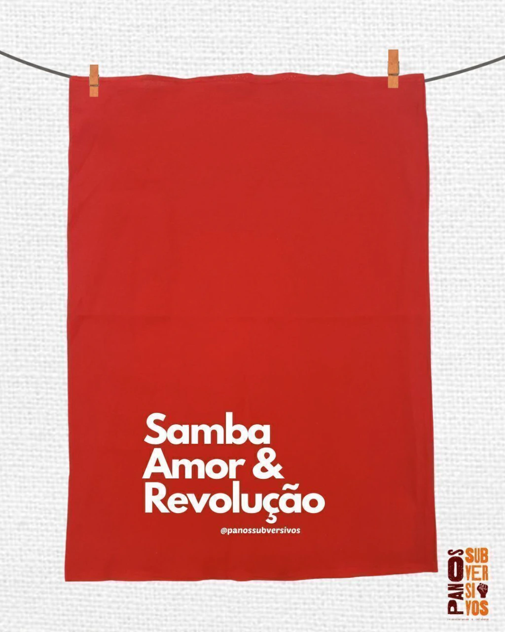 Pano COLORS -SAMBA AMOR & REVOLUÇÃO